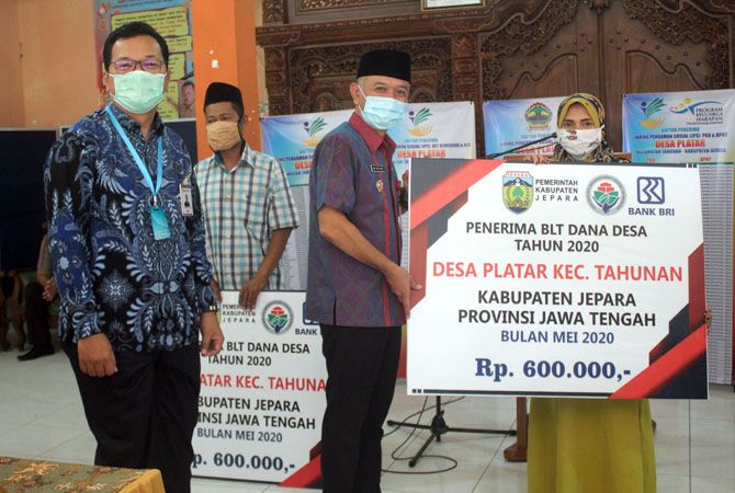 Plt Bupati Jepara Launching Penyaluran BLT Dana Desa